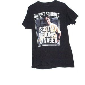 The Office Unisex Black T-Shirt Size Medium